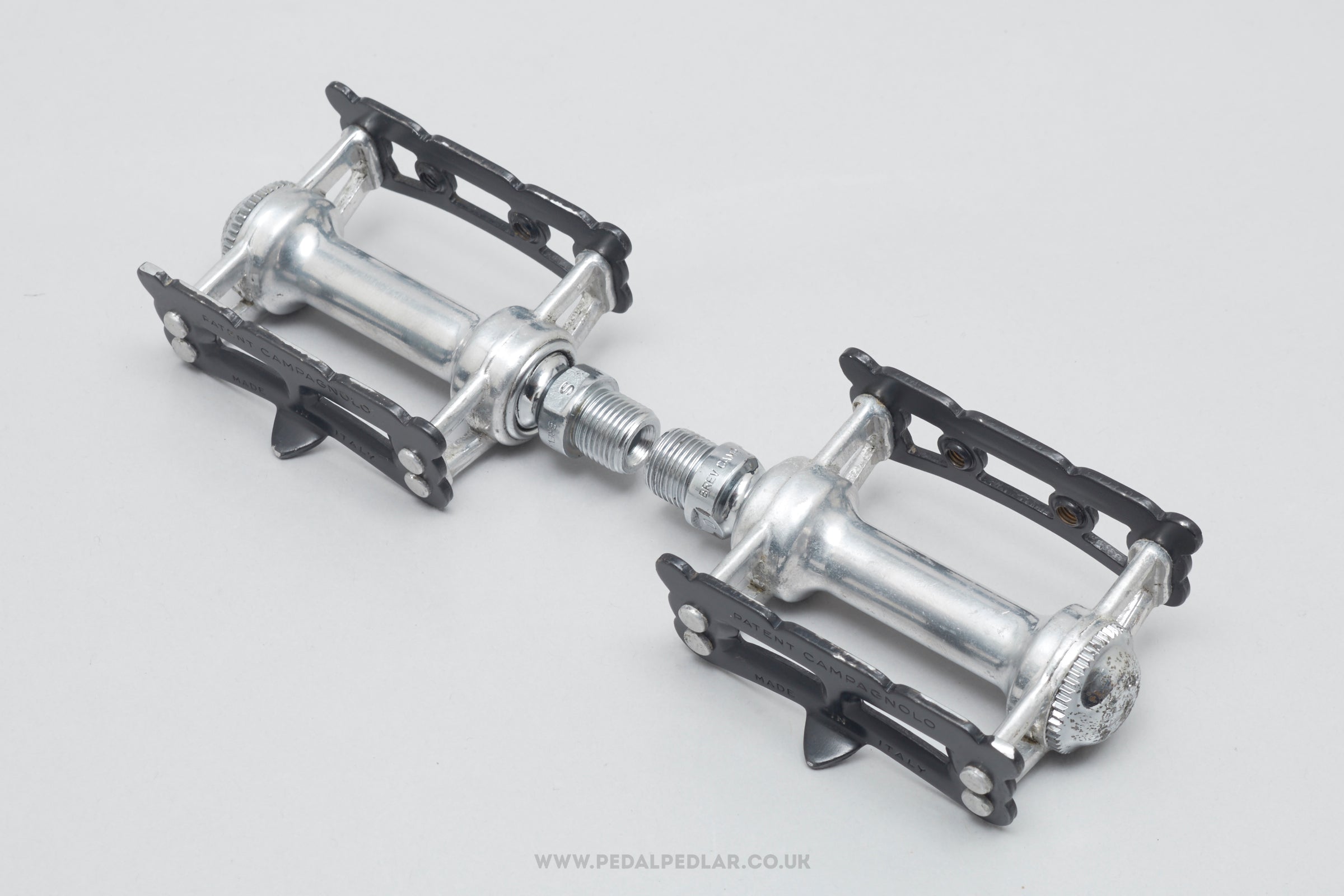 Campagnolo Record Pista Superleggari / SL (1038/A) Vintage Track Pedals - Pedal Pedlar - Bike Parts For Sale