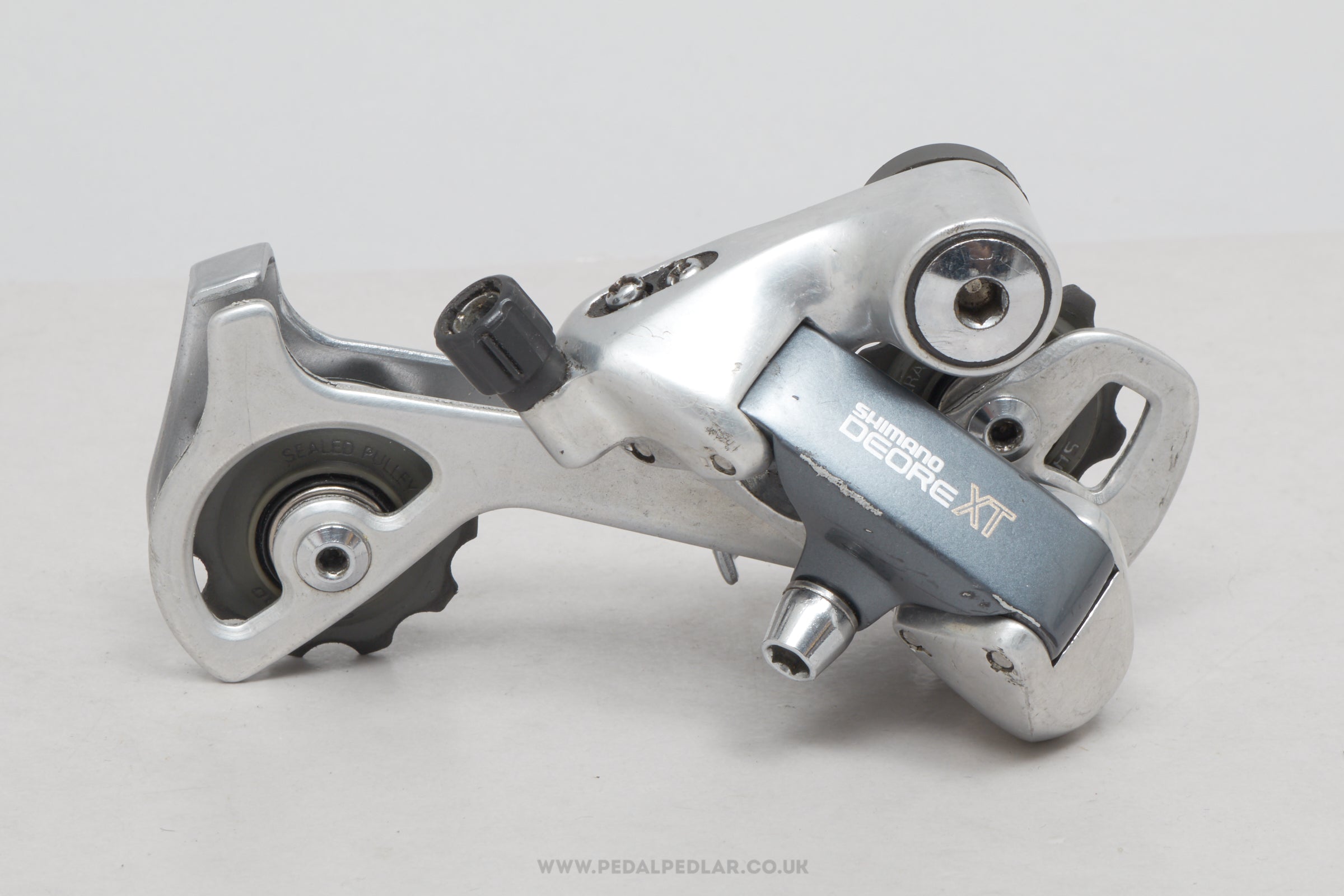 Shimano Deore XT (RD-M735) c.1989 Vintage Rear Mech - Pedal Pedlar - Bike Parts For Sale