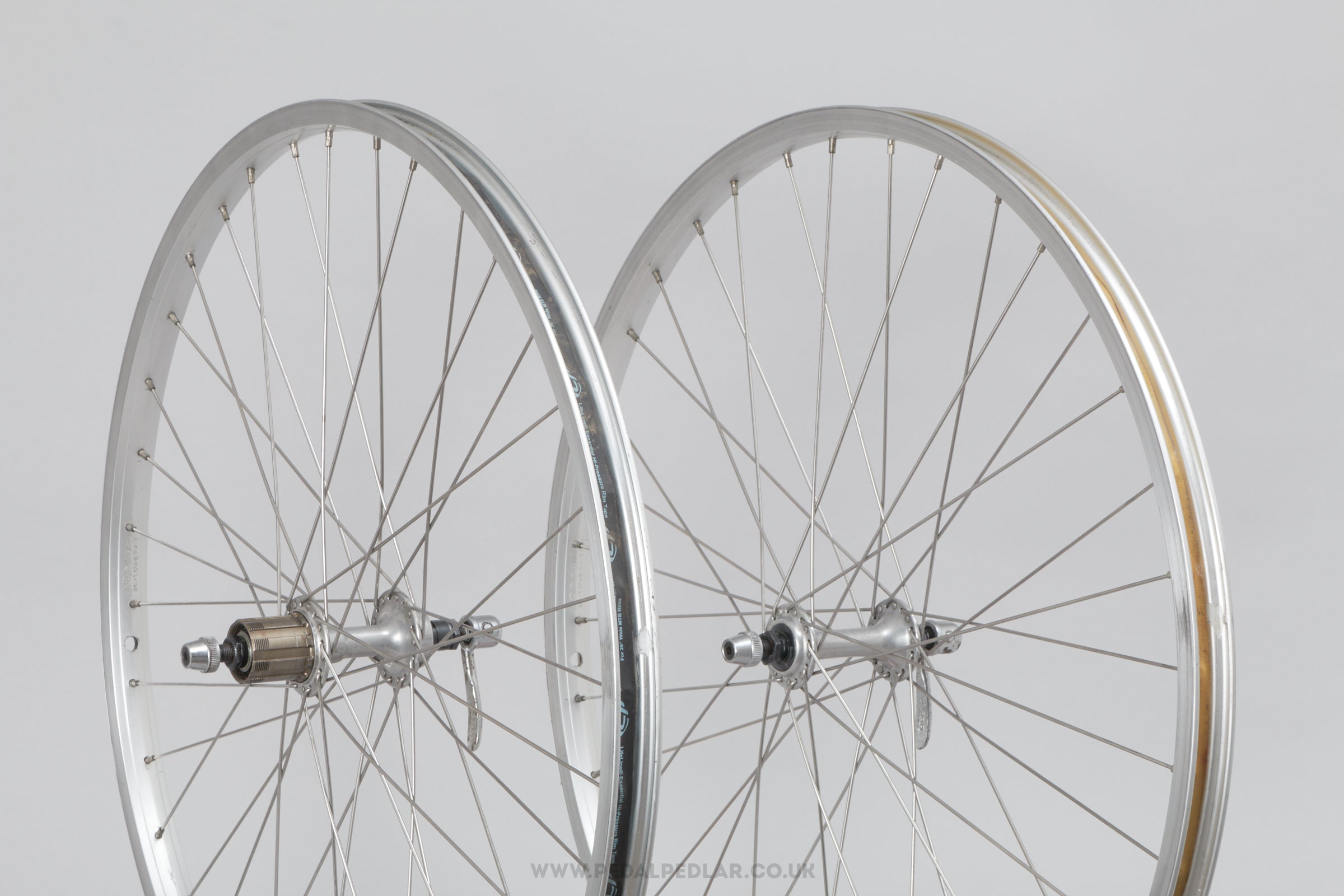 Shimano Deore LX (HB-M550 / FH-M550) / Araya RX-7 Classic 26" Clincher MTB Wheels - Pedal Pedlar - Bicycle Wheels For Sale