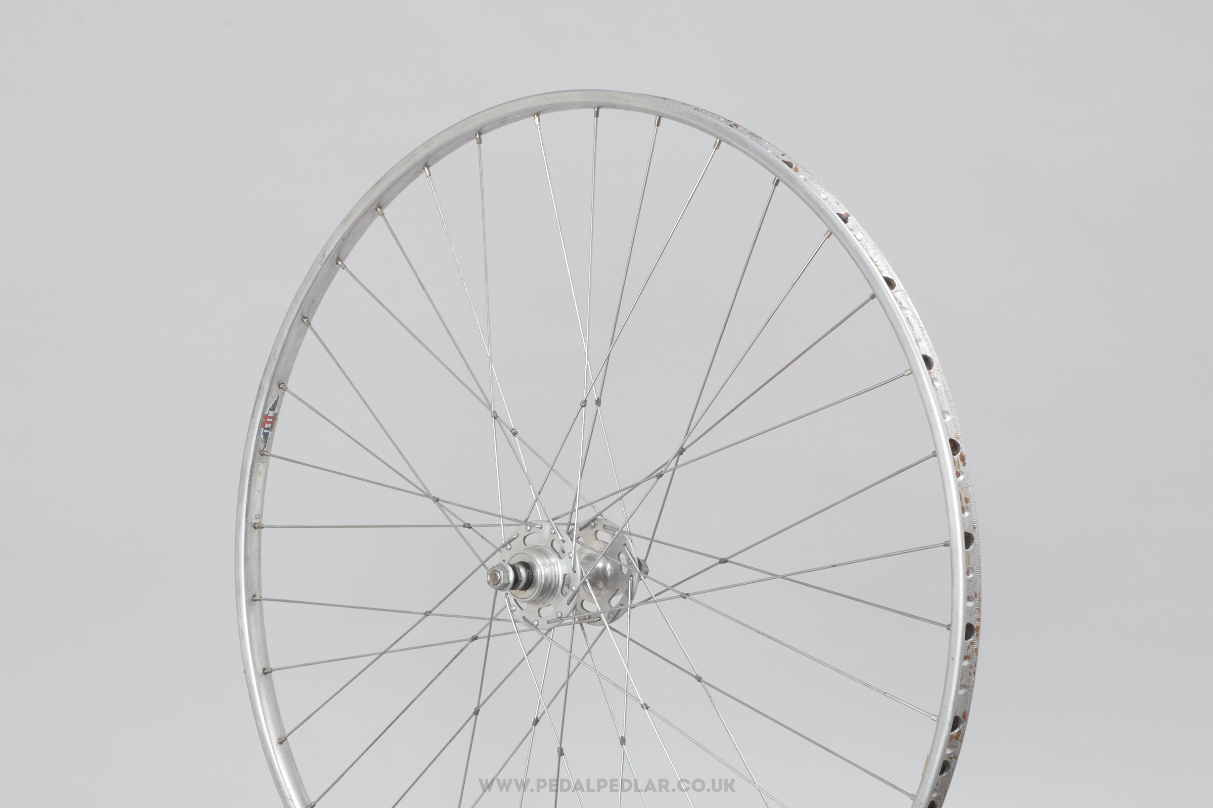 Maillard Normandy Large Flange / Nisi Pista c.1976 Vintage 28"/700c Tubular Track/Singlespeed Rear Wheel - Pedal Pedlar - Bicycle Wheel For Sale
