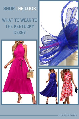 Blue Kentucky Derby Hat and fashion