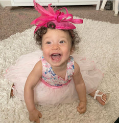 Pink Toddler Fascinator