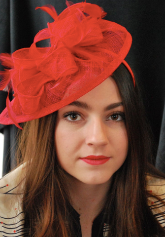 Red Kentucky Derby hat 