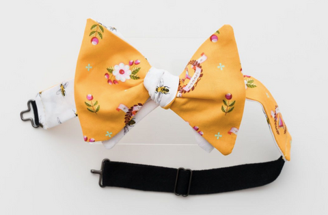 Yellow Derby Bow Tie