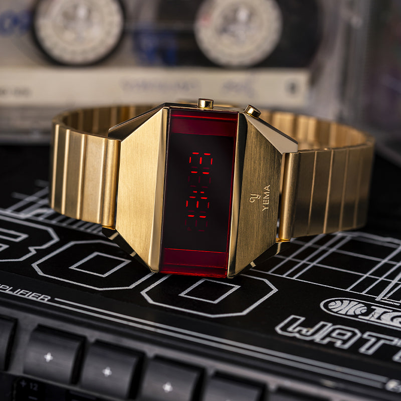 YEMA LED Gold | Led Watch