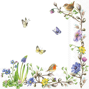 Easter Flowers Lunch Napkin