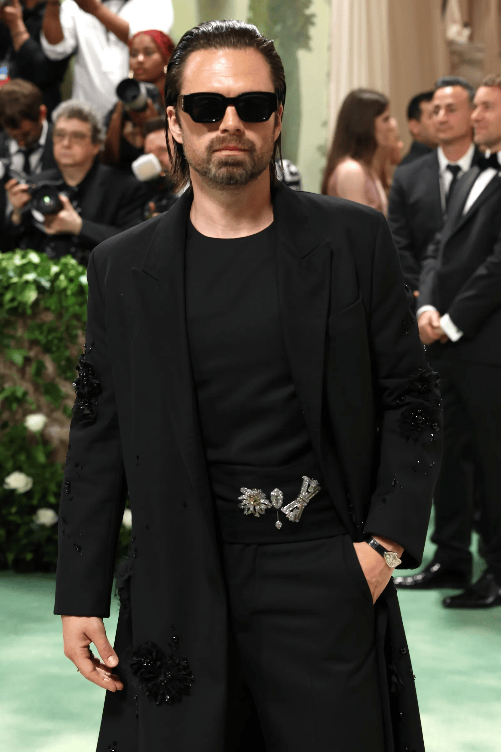 Sebastian Stan Met Gala Sunglasses 2024