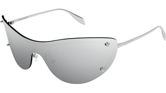 Volcanite silver sunglasses with a metallic effect