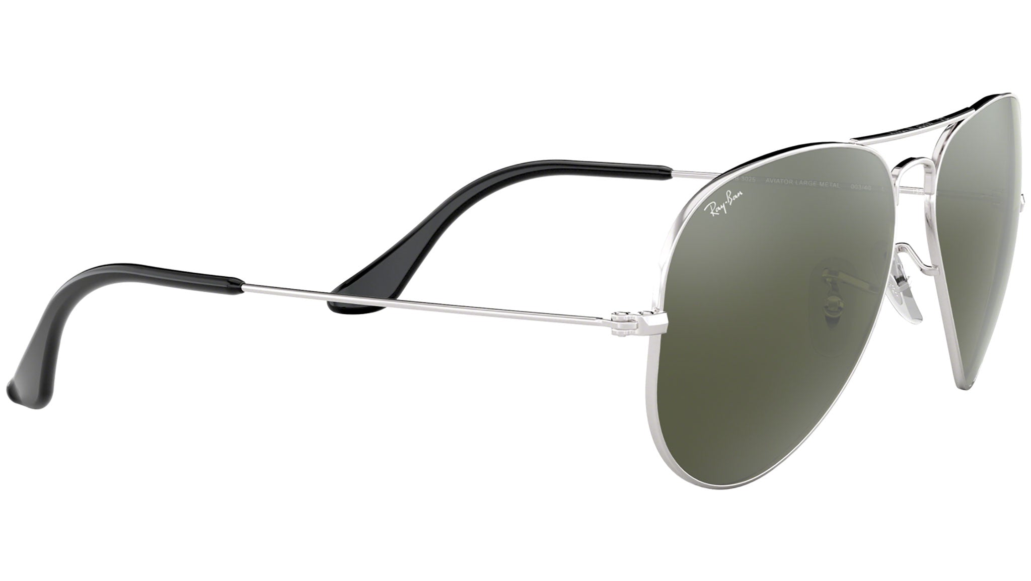 Aviator Gradient RB3025 silver metal grey