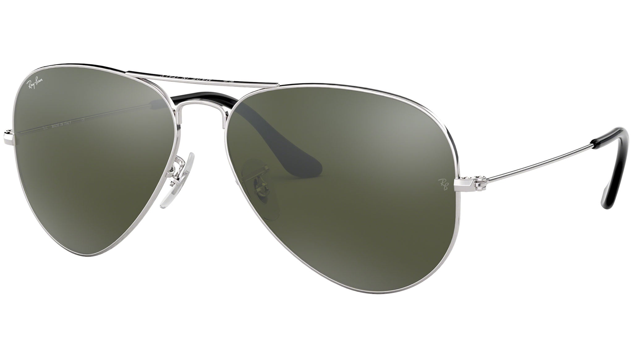 Aviator Gradient RB3025 silver metal grey