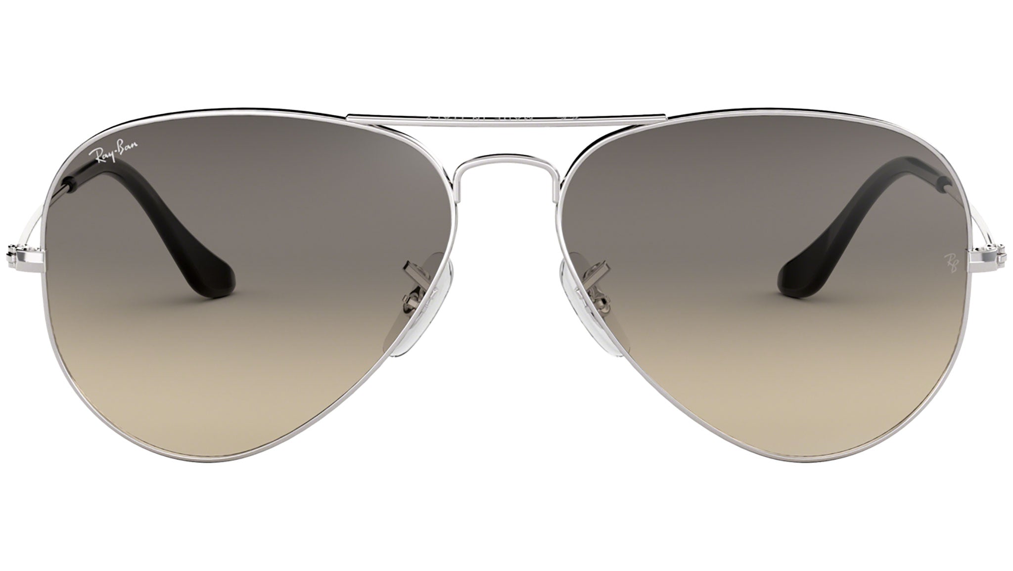 Aviator Gradient RB3025 silver metal grey