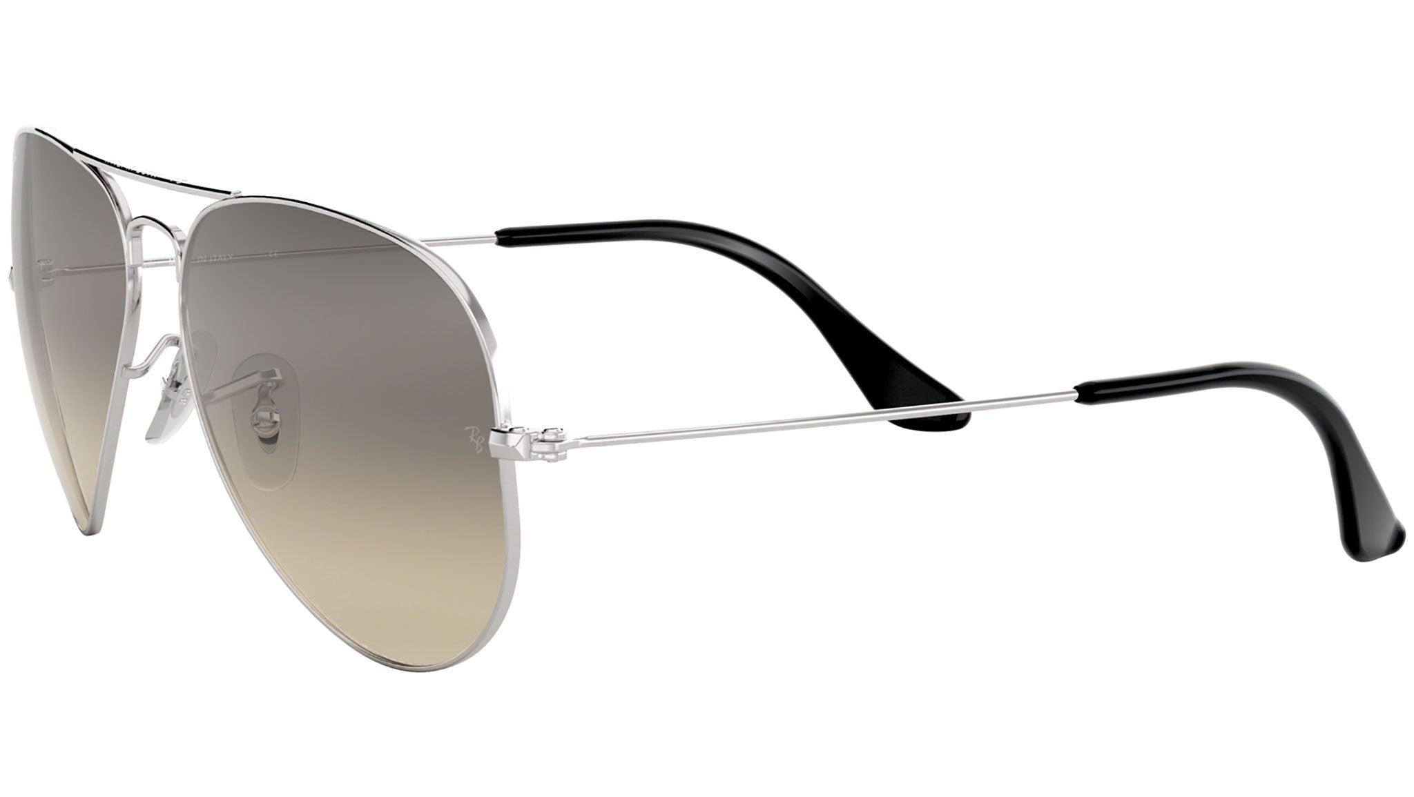 Aviator Gradient RB3025 silver metal grey