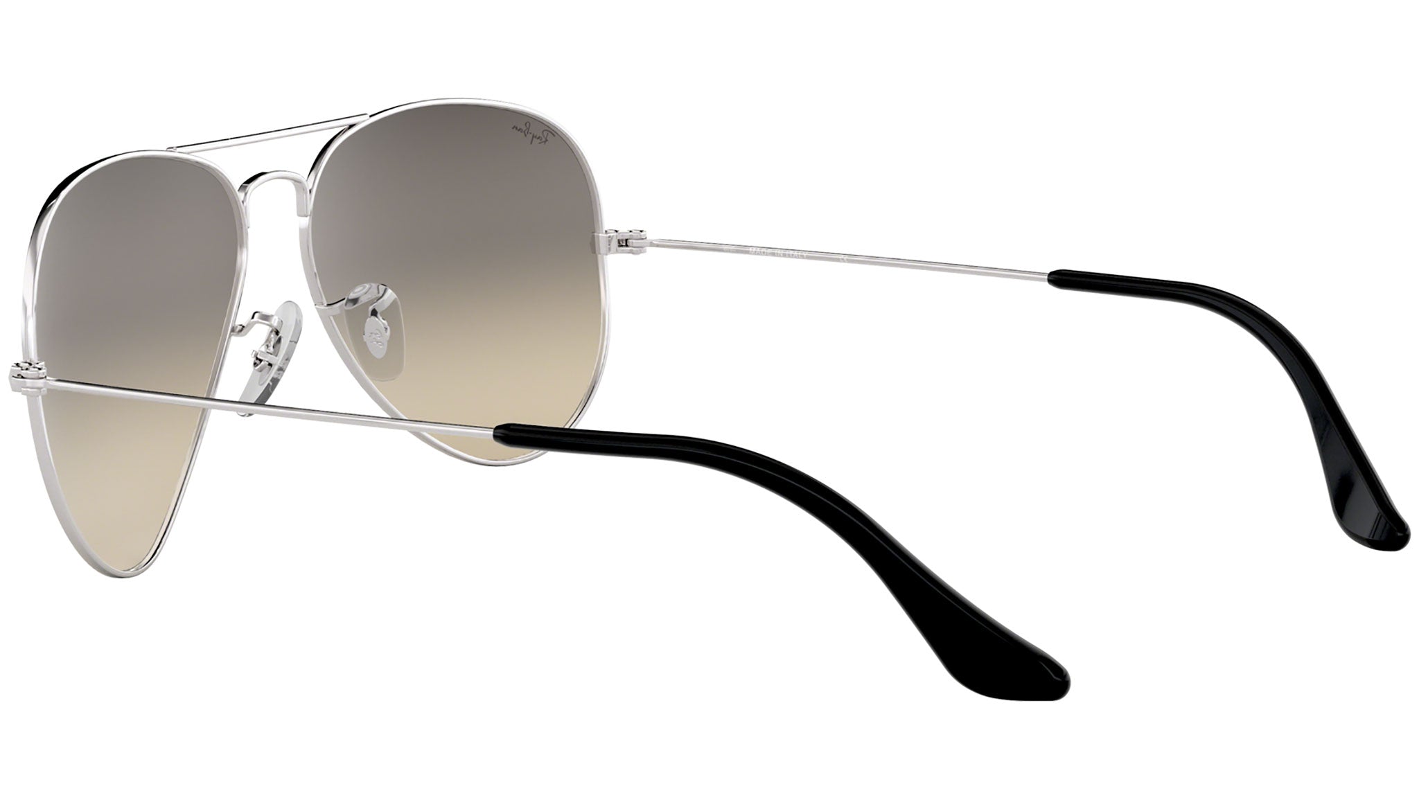 Aviator Gradient RB3025 silver metal grey