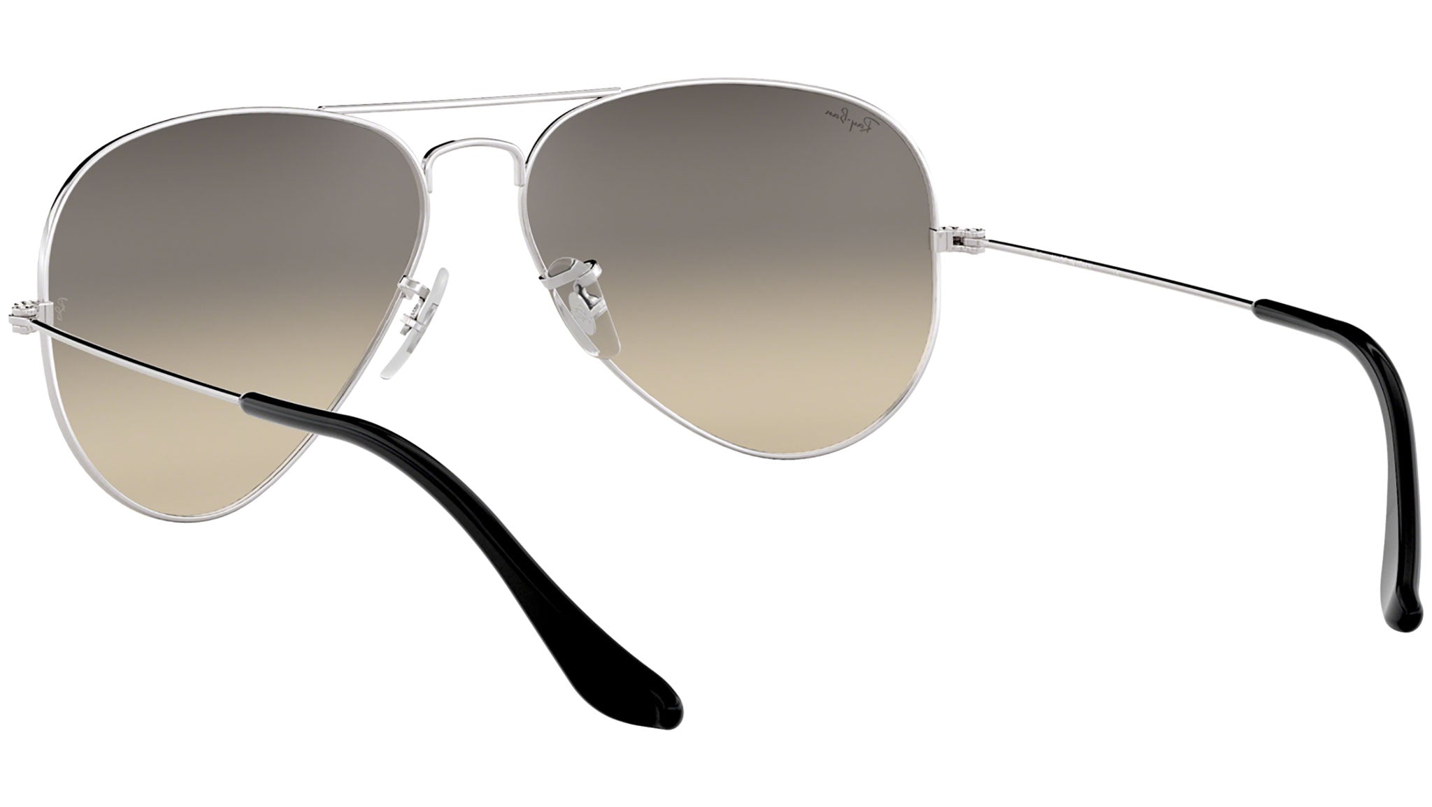 Aviator Gradient RB3025 silver metal grey