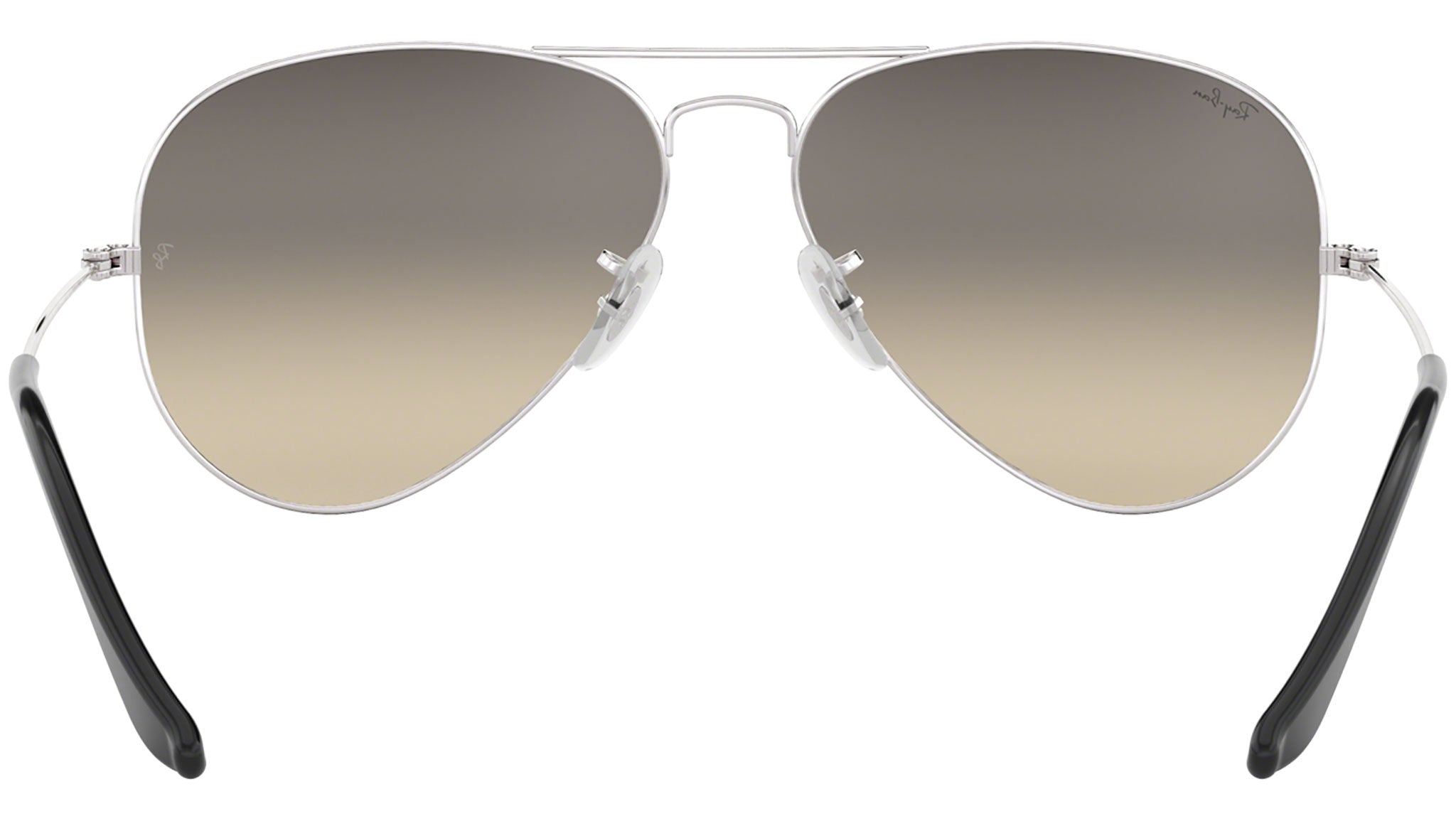 Aviator Gradient RB3025 silver metal grey