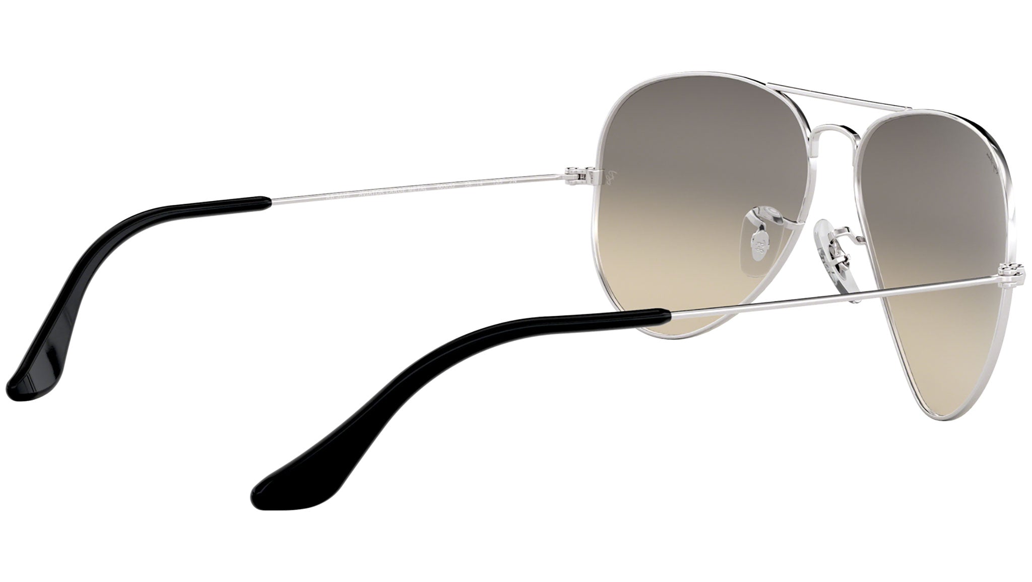 Aviator Gradient RB3025 silver metal grey