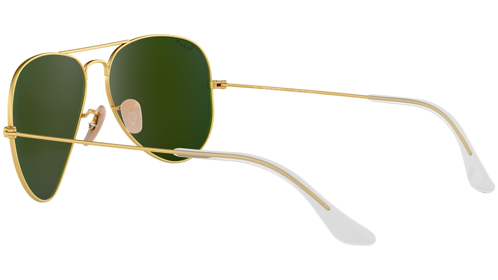 Aviator Flash Lenses RB3025 matte gold blue