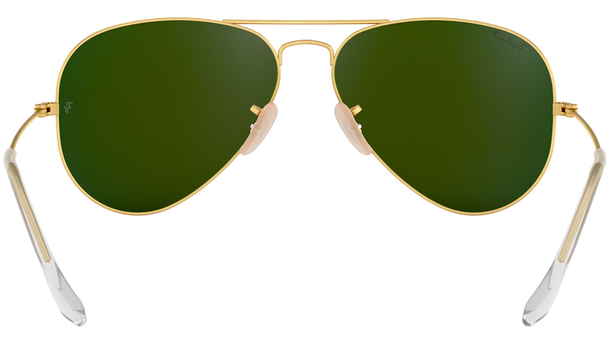 Aviator Flash Lenses RB3025 matte gold blue