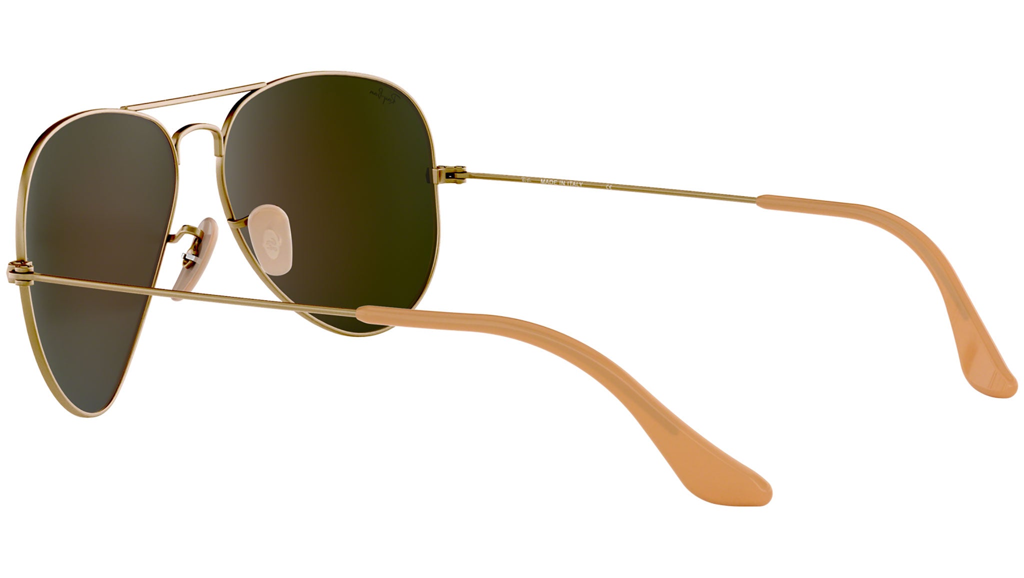 Aviator Flash Lenses RB3025 bronze copper lilac