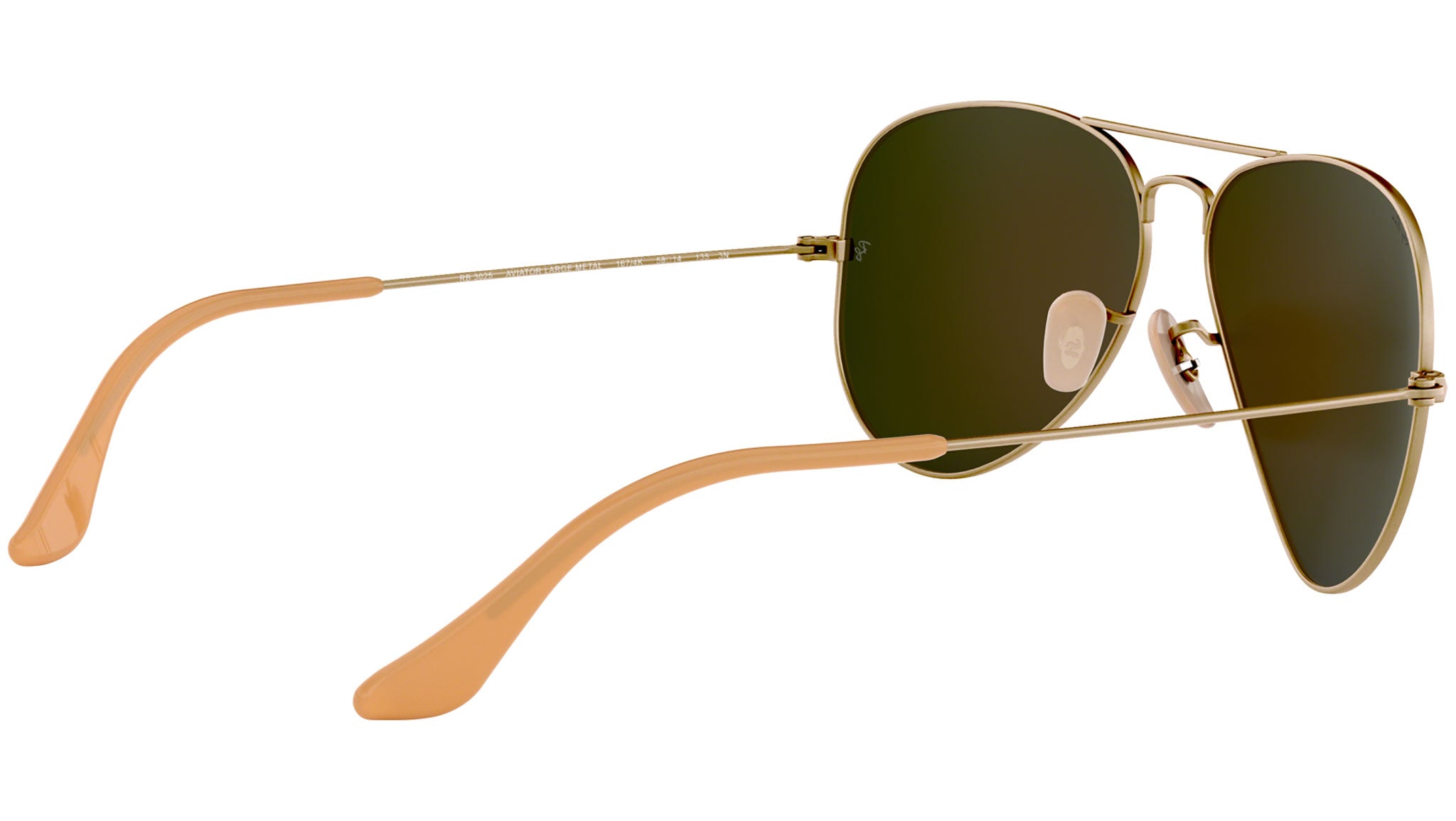 Aviator Flash Lenses RB3025 bronze copper lilac