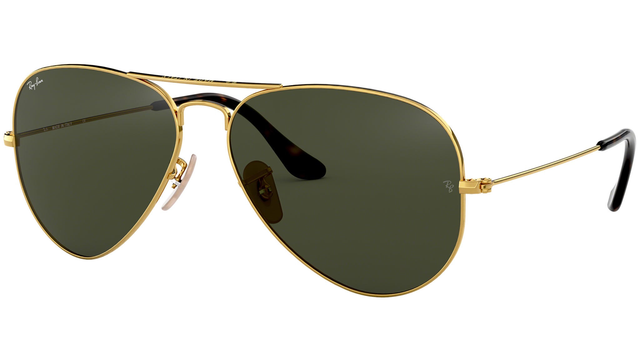 Aviator Havana Collection RB3025 polished gold