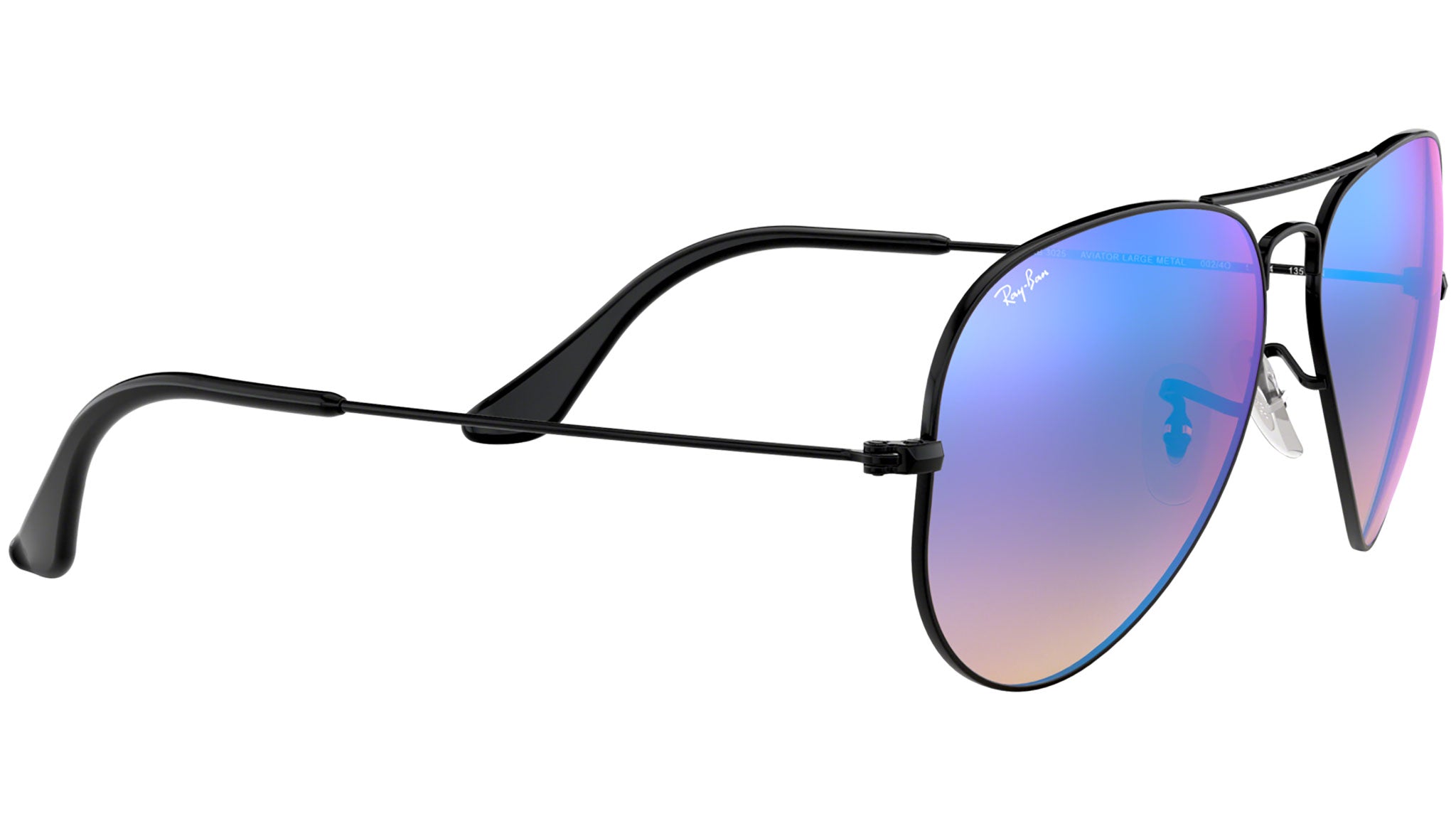 Aviator Flash Lenses Gradient RB3025 black