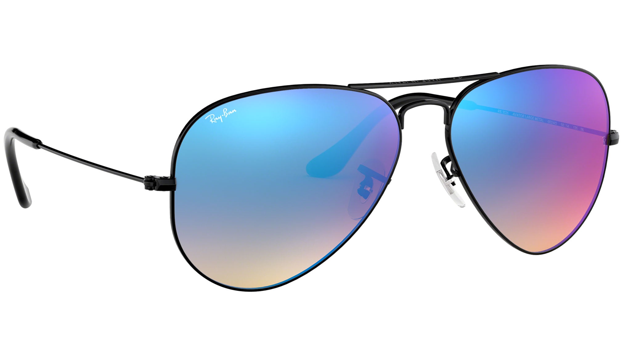 aviator flash lenses gradient