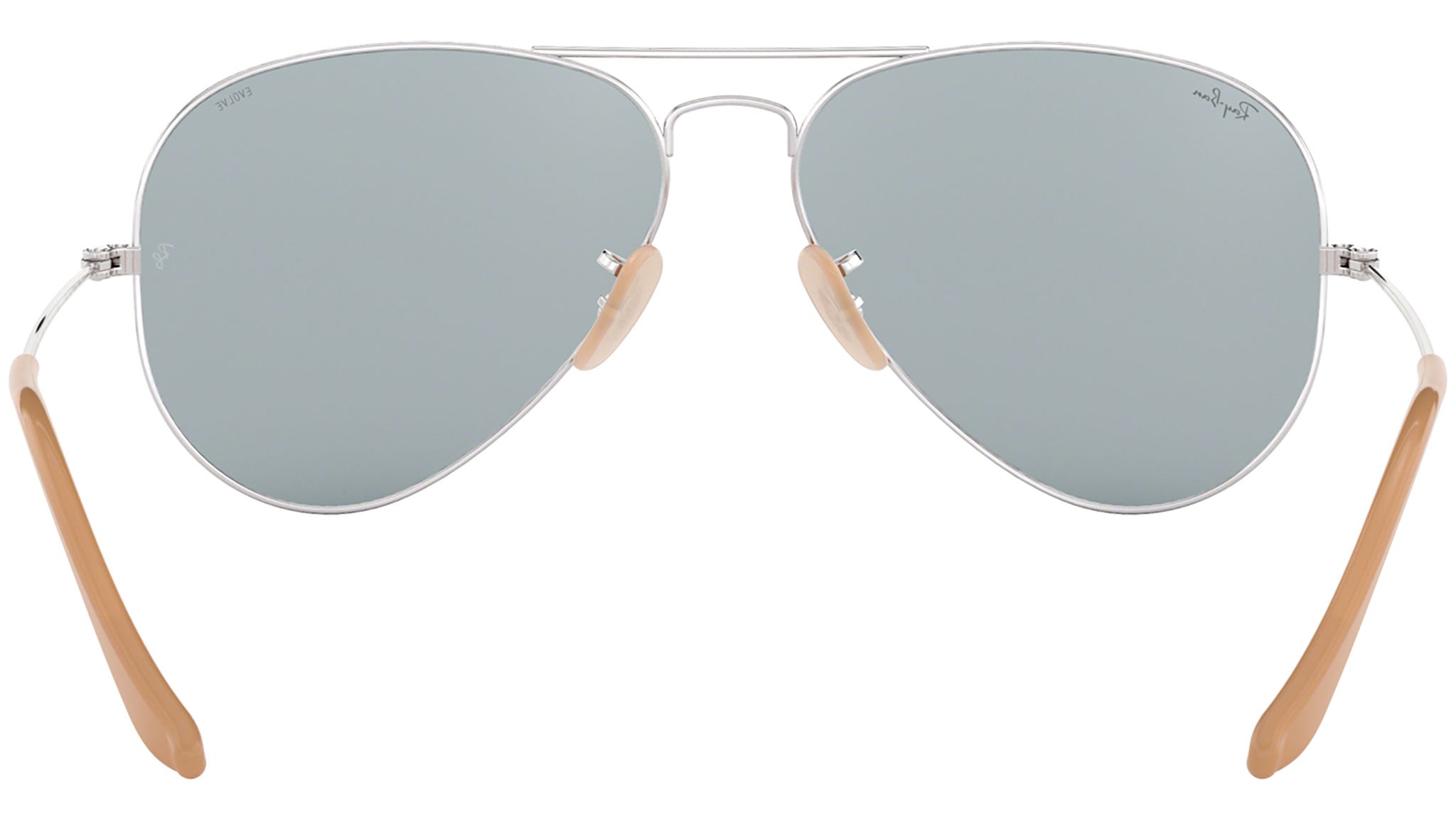 Aviator Washed Evolve RB3025 silver and blue