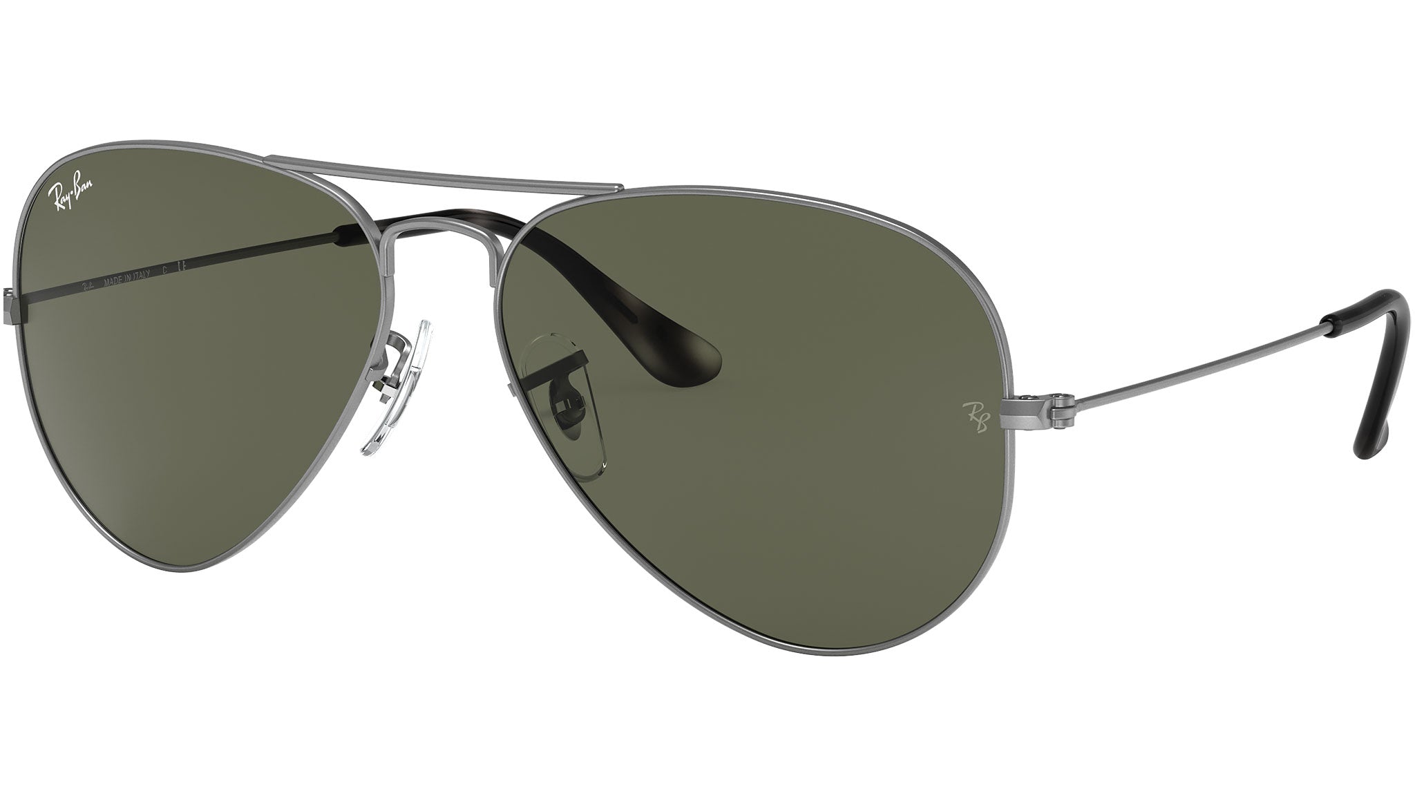 Aviator Large Metal RB3025 919031 sand transparent grey