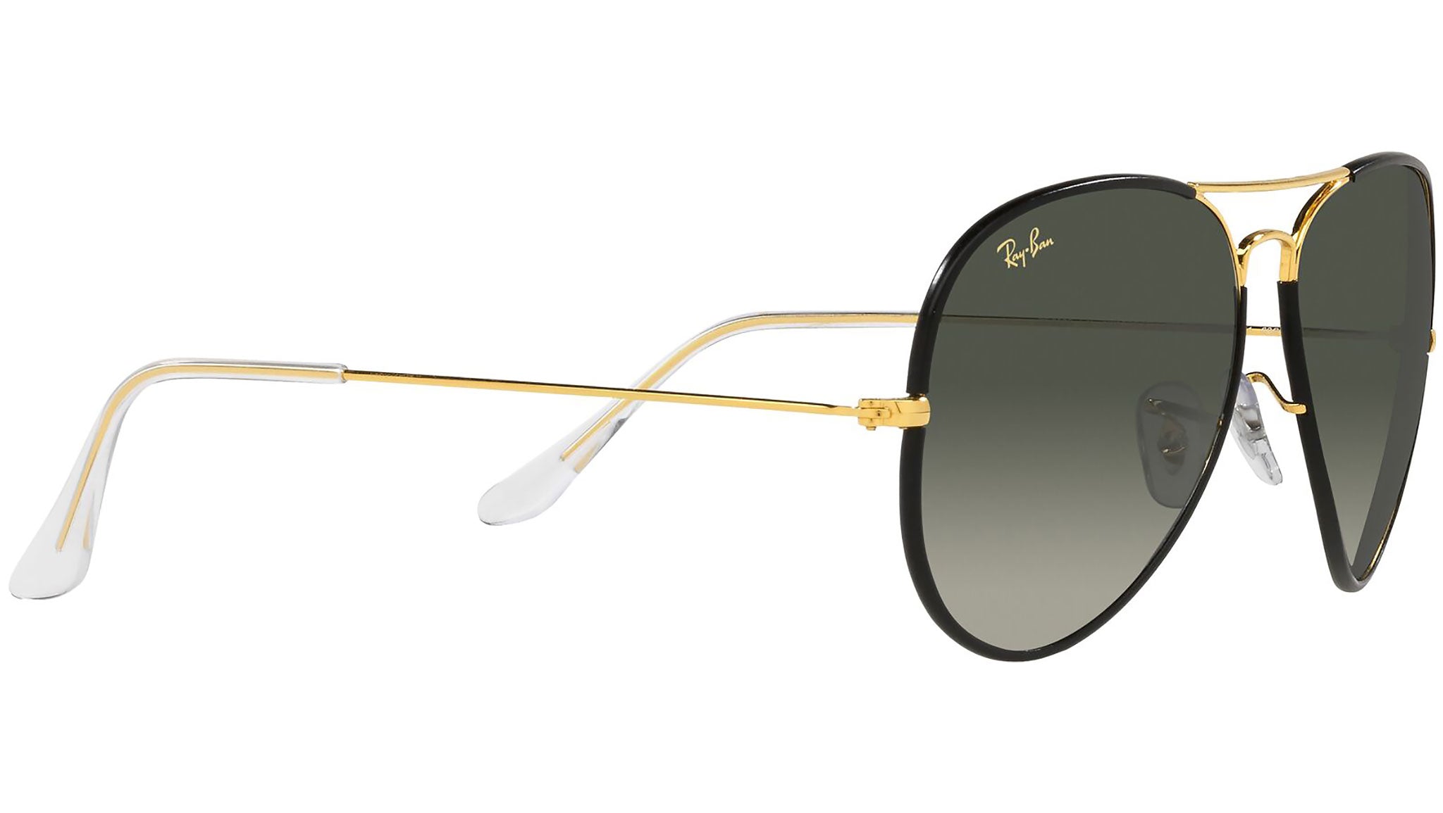 Aviator Full Color RB3025JM 919671 black on legend gold