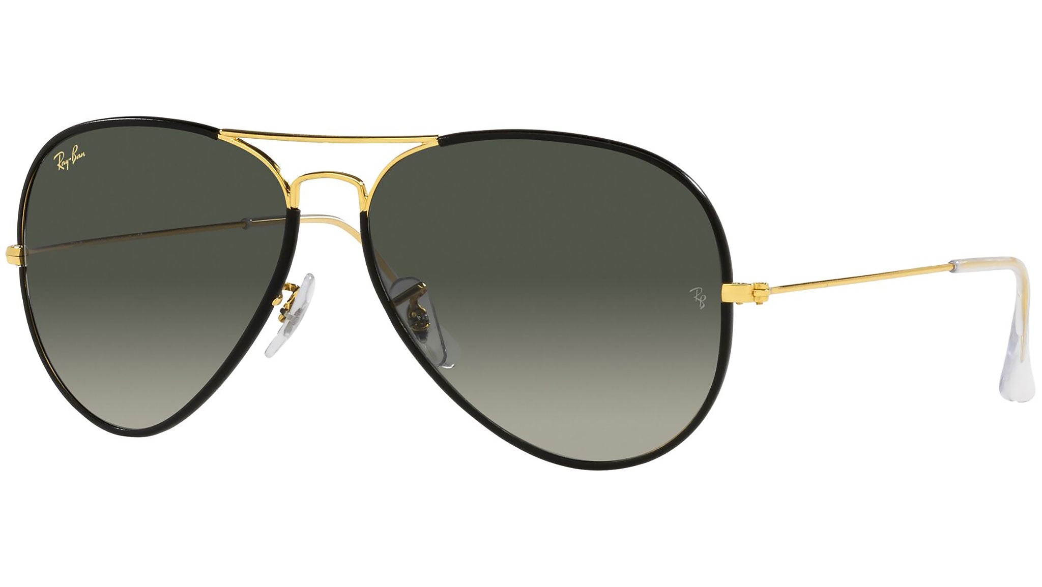 Aviator Full Color RB3025JM 919671 black on legend gold