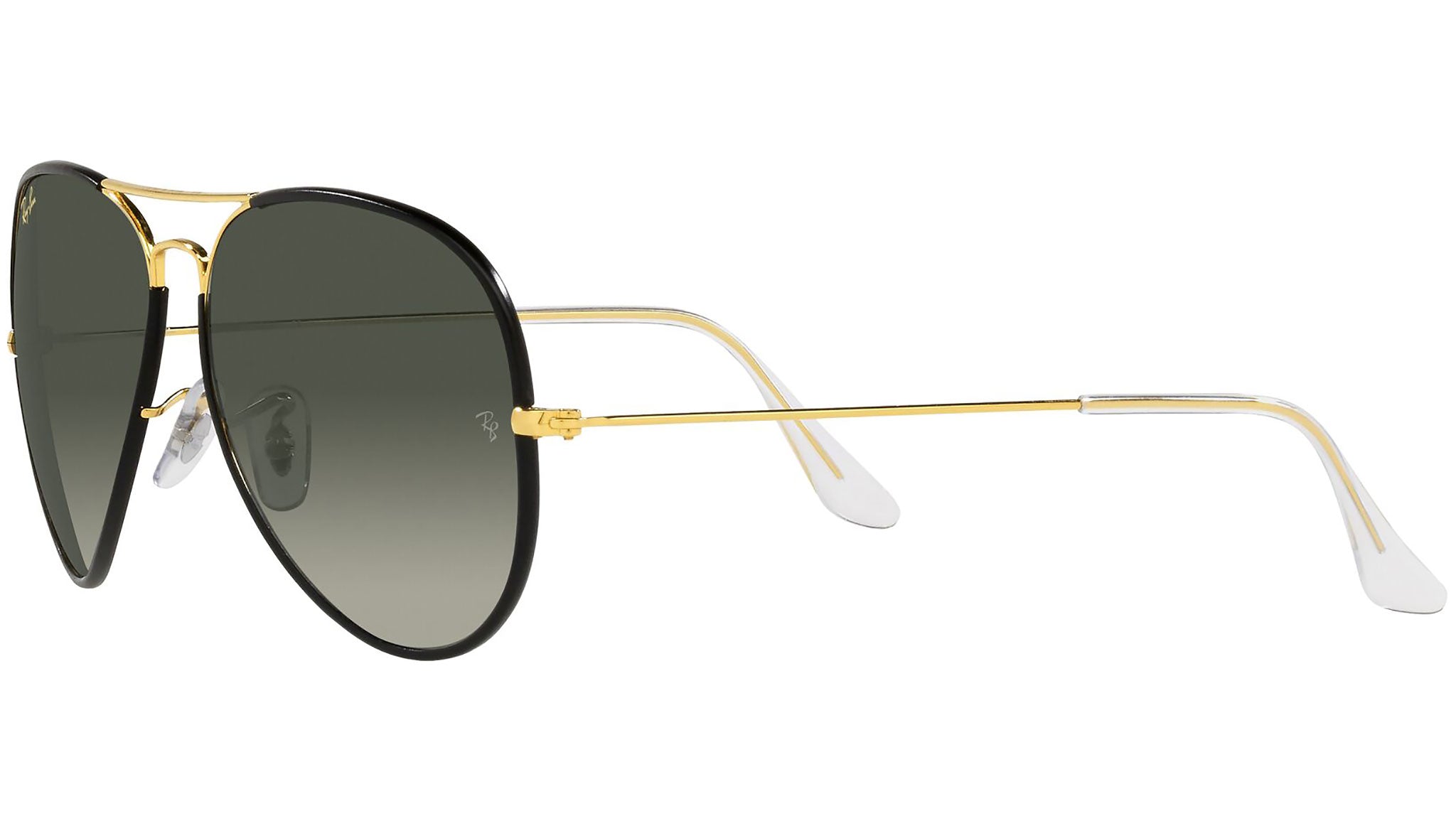 Aviator Full Color RB3025JM 919671 black on legend gold