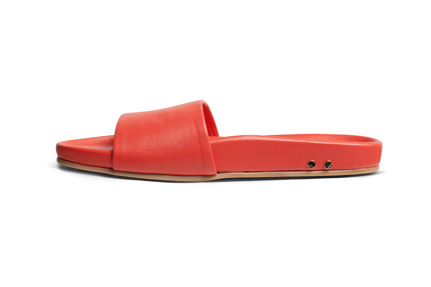 GALLITO Poppy Leather Slide Sandal | beek