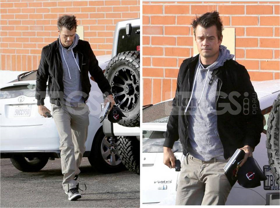 Josh Duhamel in our Corduroy Racer Jacket