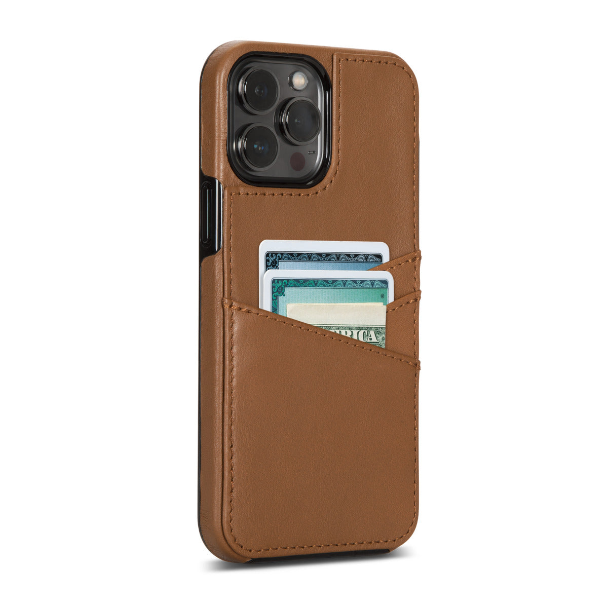 lip vredig Hassy Lugano Wallet for iPhone 13 Pro Max (Toffee)| Sena Cases