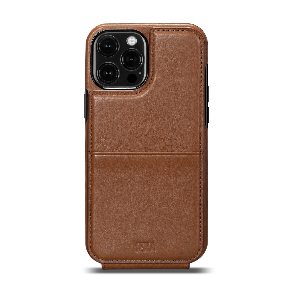 Walletskin For iPhone 12 Max (Toffee) SENA Cases