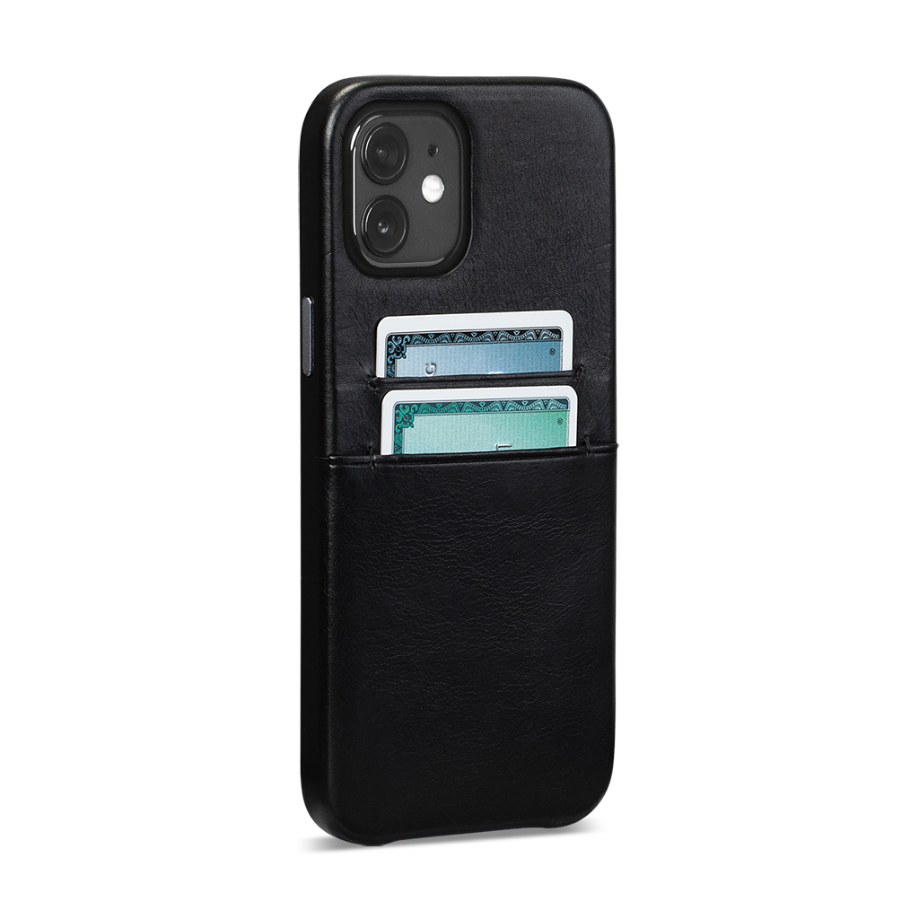 Snap On Wallet For Iphone 12 Mini Black Sena Cases