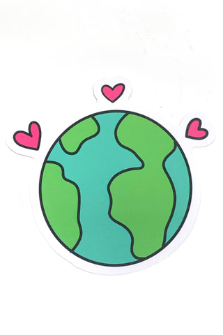 Luv the Planet Sticker