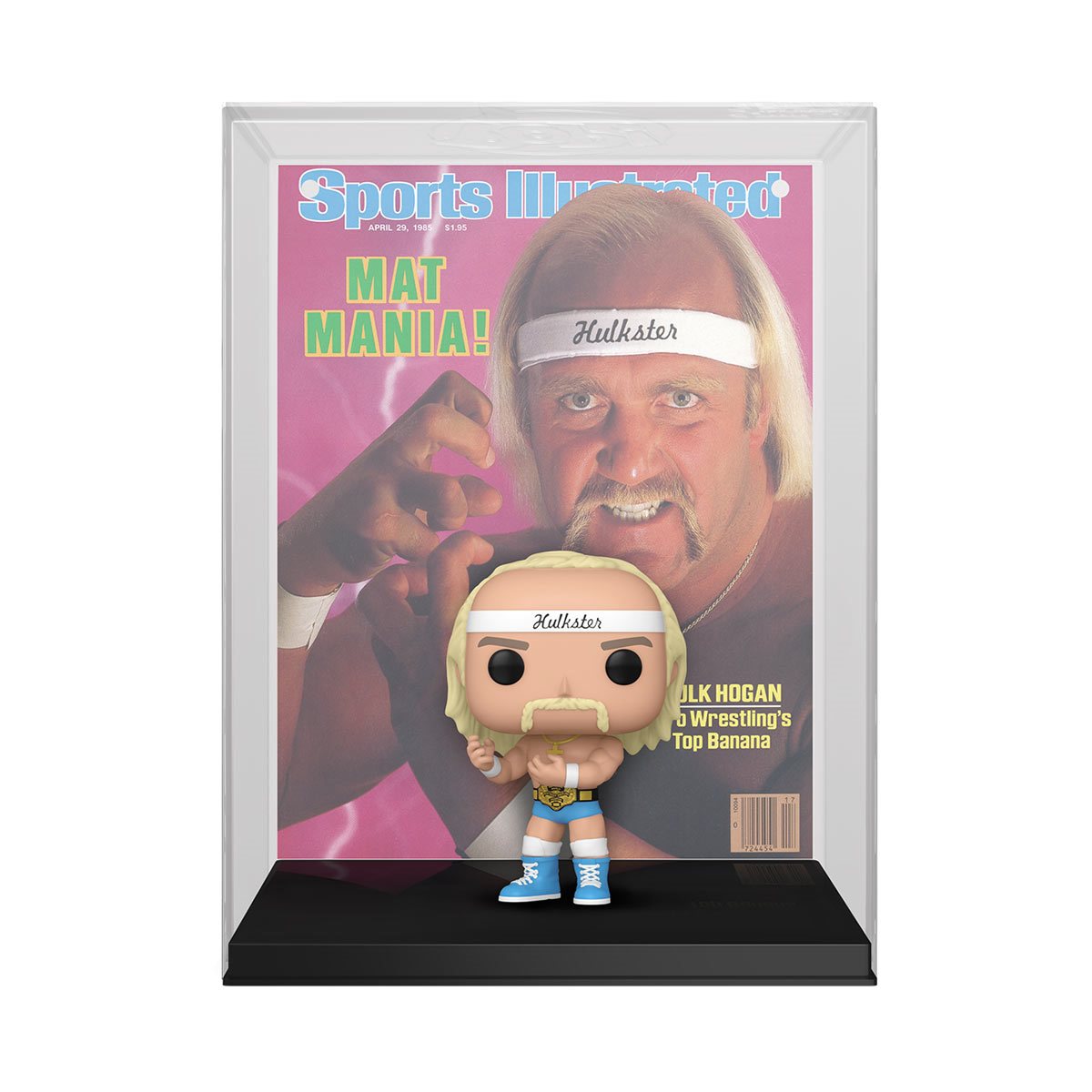 PRESALE | Funko POP! Sports Illustrated WWE Hulk Hogan Cover Figure #01 with Case Entertainment Earth Exclusive Vinyl Figures