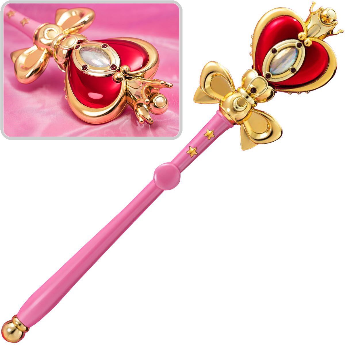 PRESALE |  Sailor Moon - Proplica - Replica - Spiral Heart Moon Rod - 1/1 (Bandai)