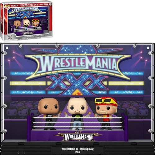 PRESALE | Funko POP! Moments Deluxe: WWE - WrestleMania 30 Opening Toast Vinyl Moment #05