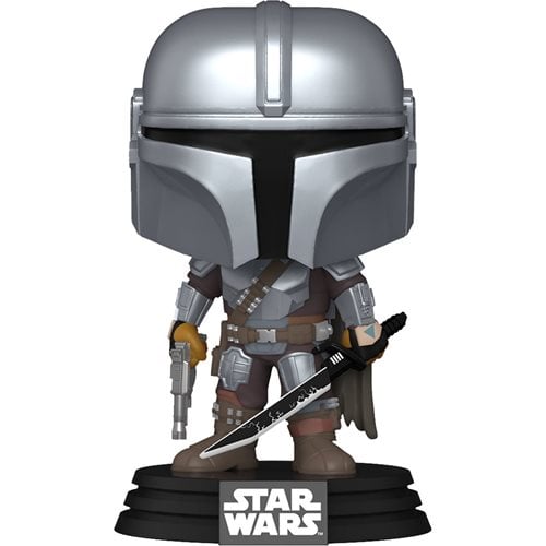 PRESALE | Funko POP!  Star Wars: The Mandalorian - The Mandalorian with Darksaber #663 Vinyl Figures