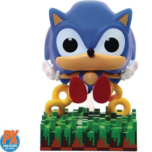 PRESALE | Funko POP! Games: Sonic the Hedghog - Sonic (Ring Scatter) #918 Vinyl Figures PX Previews Exclusive