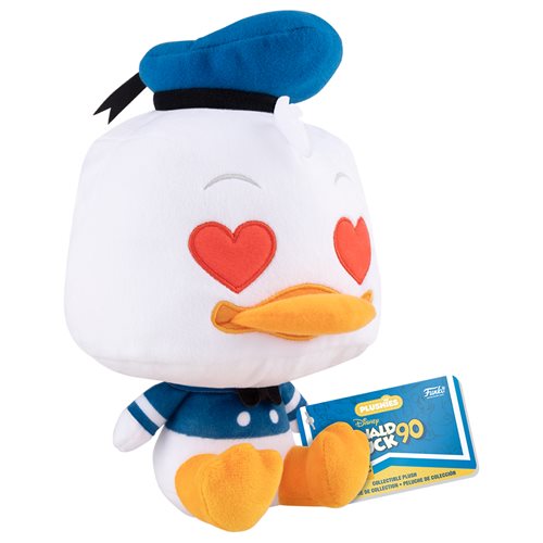PRESALE | Funko POP! Disney: Donald Duck 90th Anniversary - Donald Duck with Heart Eyes 7-Inch Plush