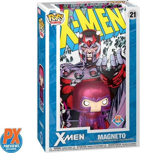PRESALE | Funko POP! X-Men #1 (1991) Magneto Comic Cover Vinyl Figure with Case #21 - PX Previews Exclusive