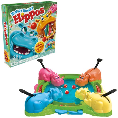 PRESALE | Hungry Hungry Hippos Game for Preschoolers (Hasbro)