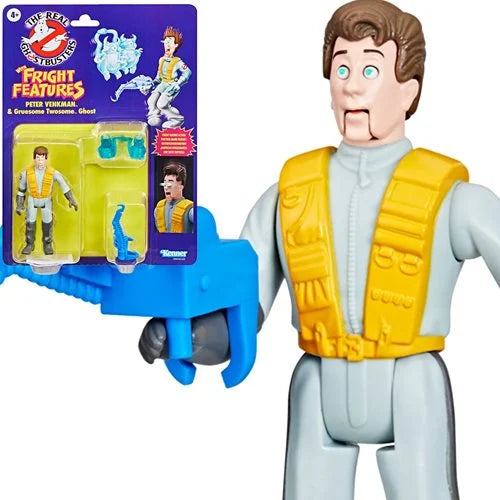 PRESALE | The Real Ghostbusters Fright - Peter Venkman with Gruesome Twosome Ghost - 5-Inch Action Figure (Hasbro)