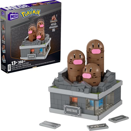 PRESALE | Mega - Pokémon - Showcase Mini Motion Dugtrio (Mattel)