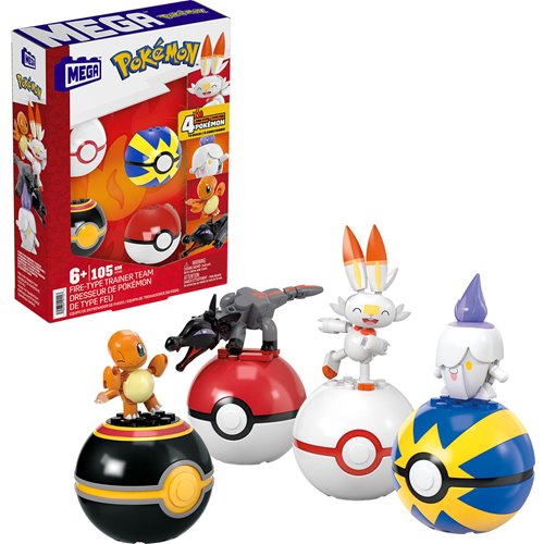 PRESALE | Mega - Pokémon - Fire-Type Trainer Team (Mattel)