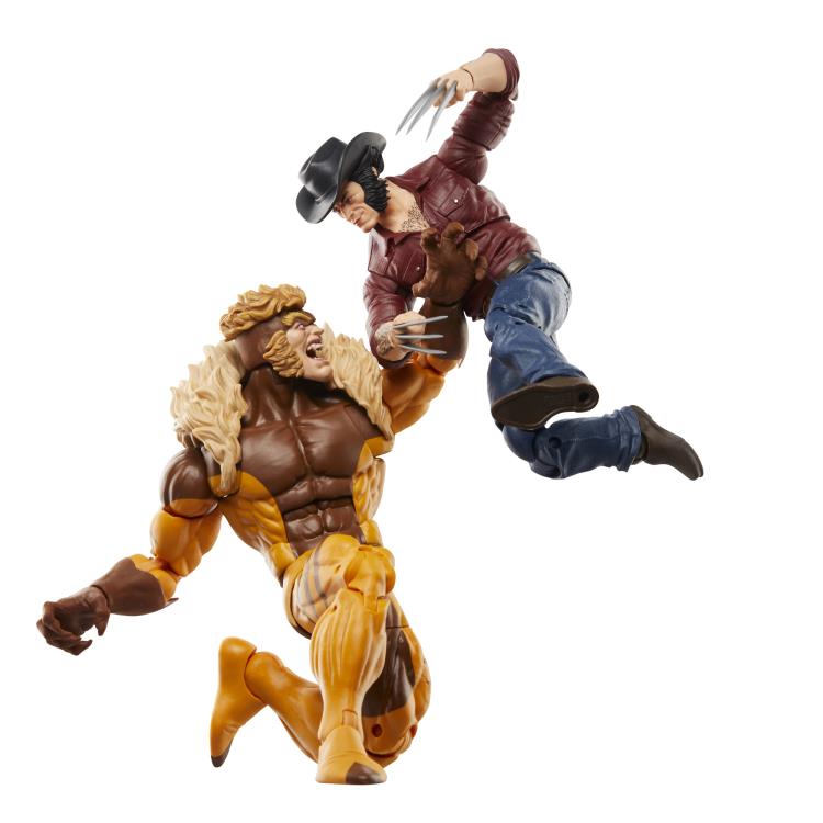 PRESALE | Wolverine 50th Anniversary Marvel Legends Logan and Sabretooth Two-Pack